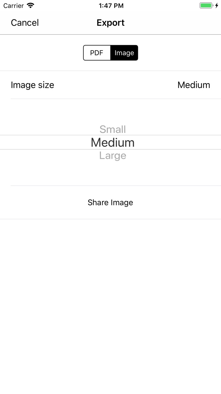 iPhone screenshot