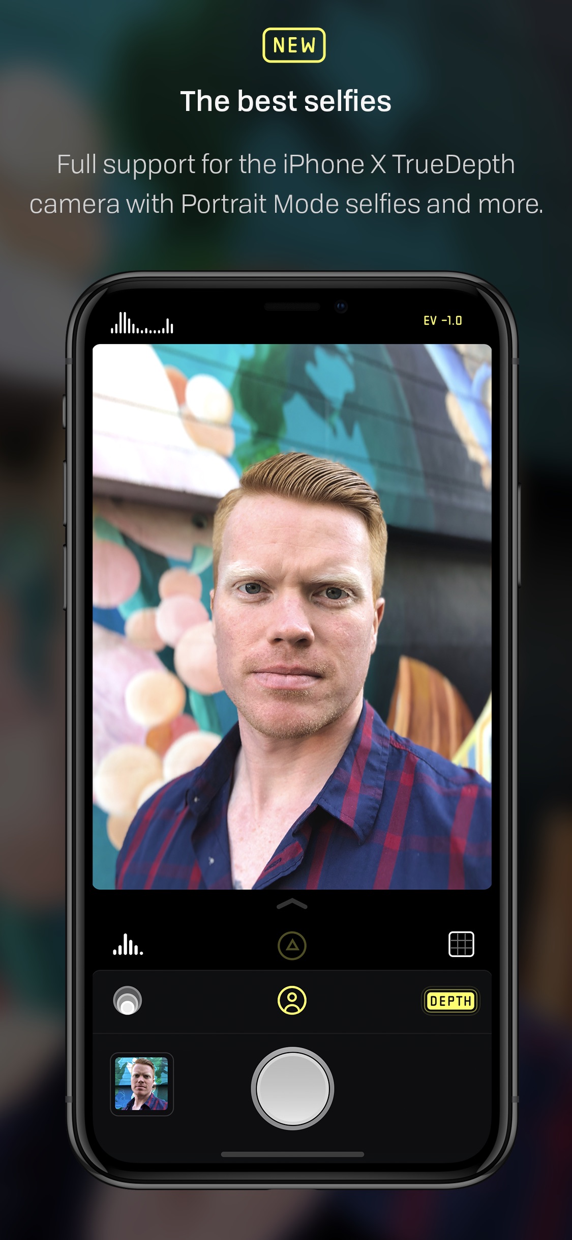 Screenshot do app Halide Camera