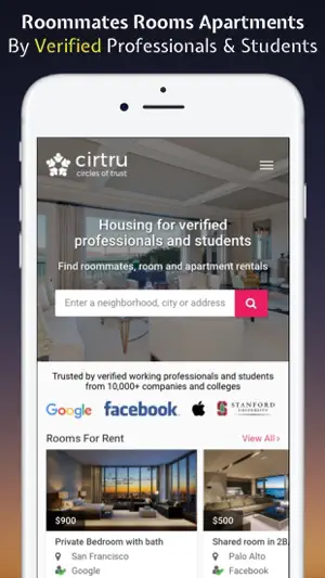 Cirtru: Roommate & Room Finder screenshot 1