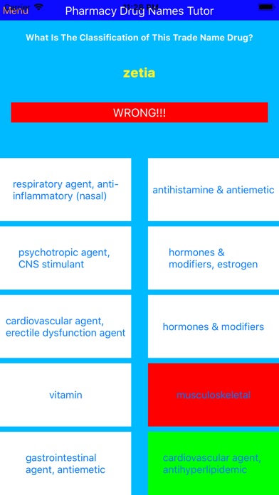 Pharmacy Drug Names Tutor screenshot 2