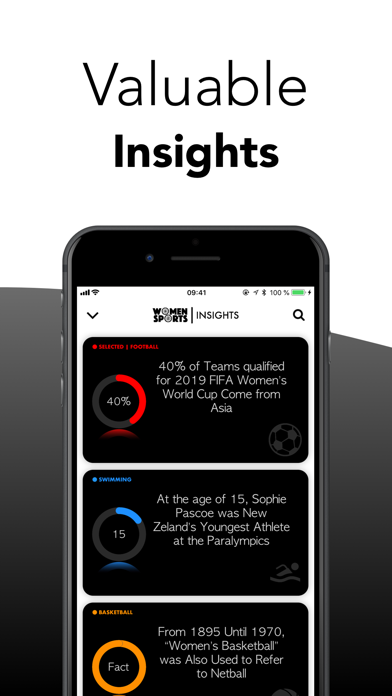 WomenSports iPhone screenshot 5 - News app