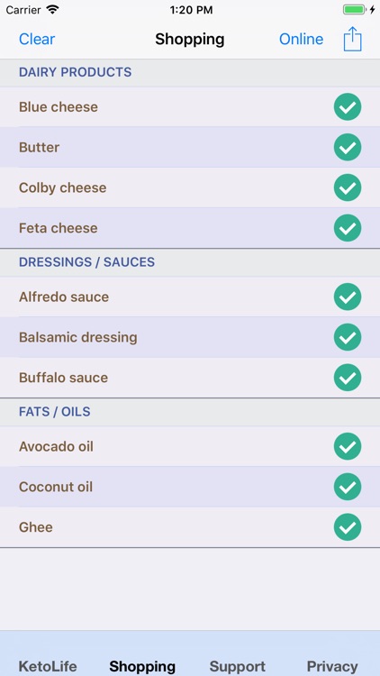 KetoLife Allowable Food List screenshot-4