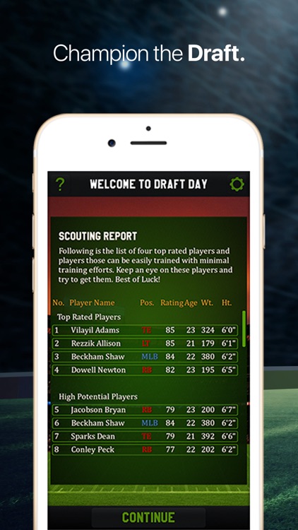 Draft Day Fantasy Football