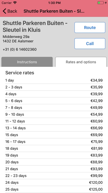 ParkingDotCom Schiphol screenshot-3