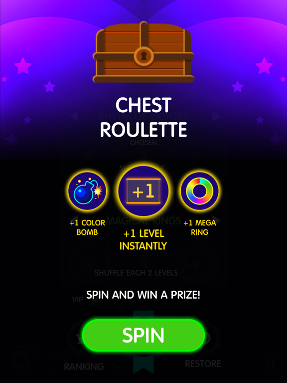 Pop Rings: Color Puzzle Game iPad screenshot 4 - Games app