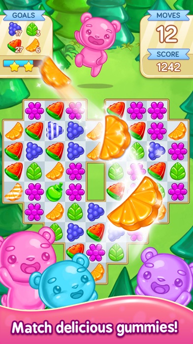 GUMMY GUSH: MATCH 3 PUZZLE 6.9.1 IOS GAME GIẢI TRÍ GUMMY GUSH: MATCH 3 PUZZLE 6.9.1 IOS