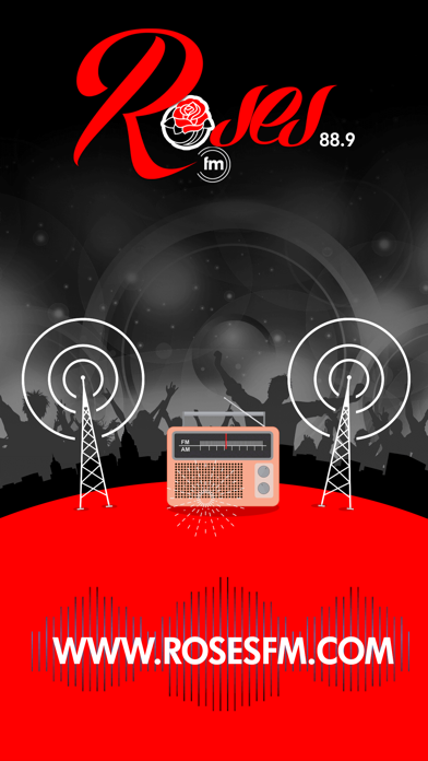 Roses FM iPhone screenshot 1 - Music app