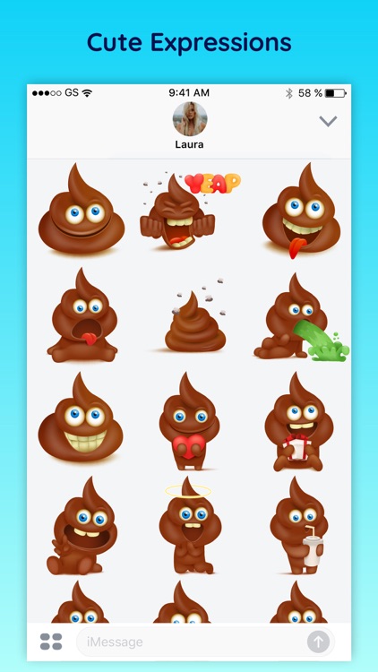 Poopy - Funny Poop Emoji Text Moji Chat Stickers screenshot-3