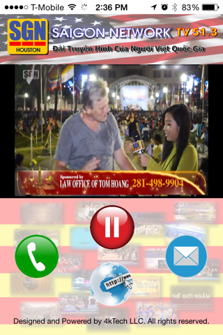 SGN Saigon Network TV screenshot 2