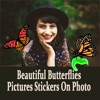 Beautiful Butterflies Pictures Stickers On Photo app icon - Photo & Video app for iPhone