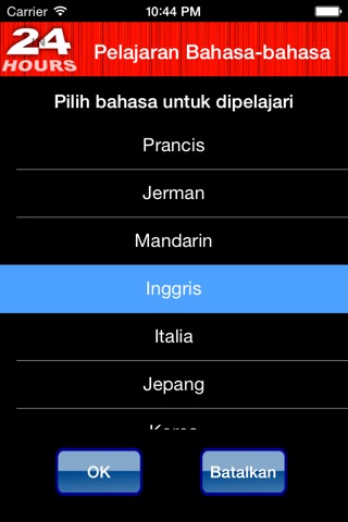 Dalam 24 Jam Belajar Bahasa screenshot 2