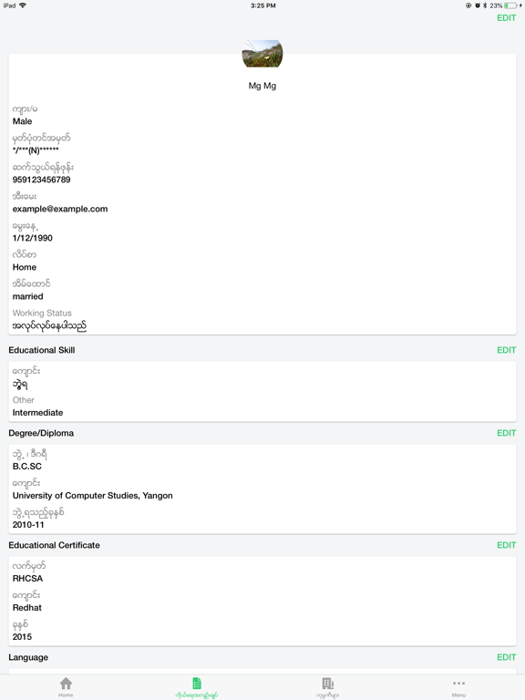 Lan Thit iPad screenshot 5 - Business app