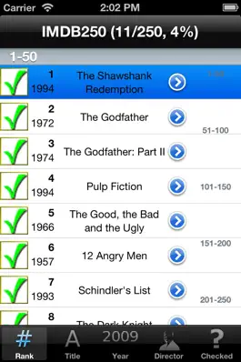 Game screenshot Greatest Movies Checklist mod apk