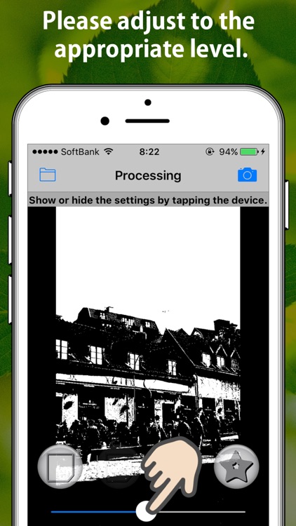 Easy binary photo effector