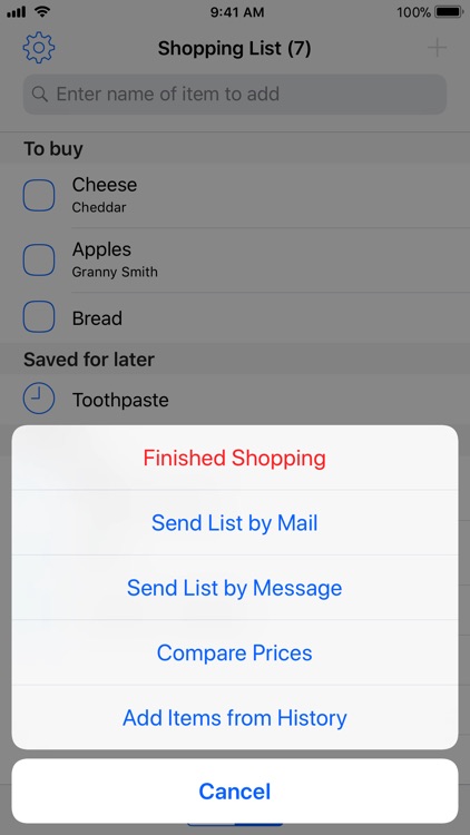 Easy Shopping List Lite screenshot-4