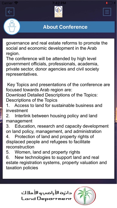 Arab Land Conference screenshot 3