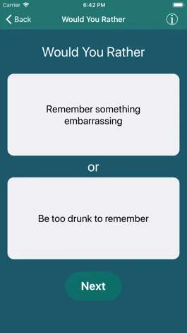 Game screenshot Would You Rather Drinking Game hack