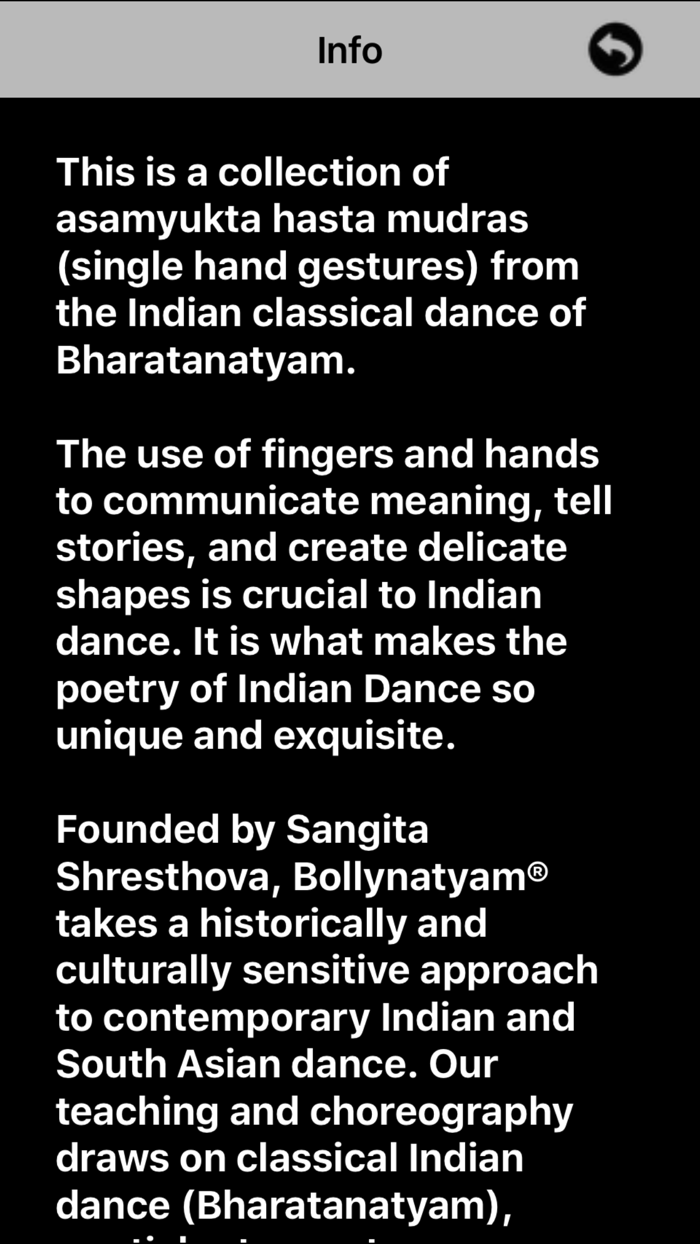 Dancing Mudras
