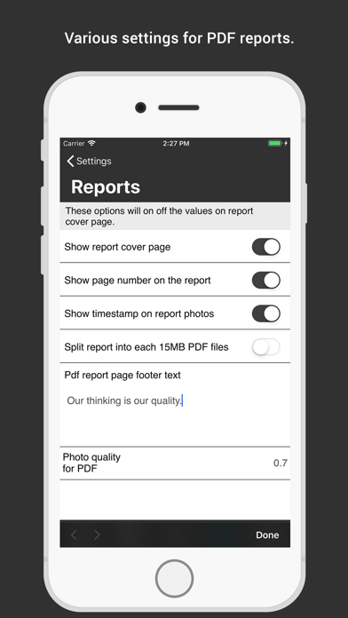 SnagBricks - Site Auditing Screenshot