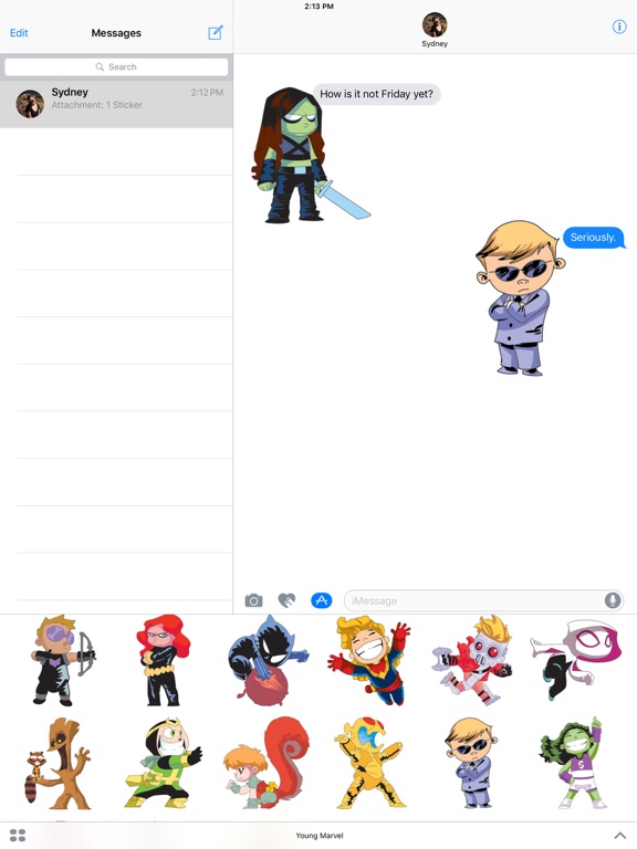 Screenshot #5 pour Marvel Stickers: Young Marvel