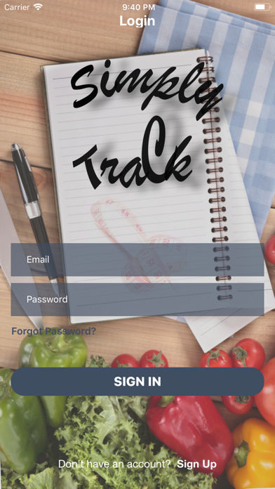 Simply Track by Myrline app screenshot