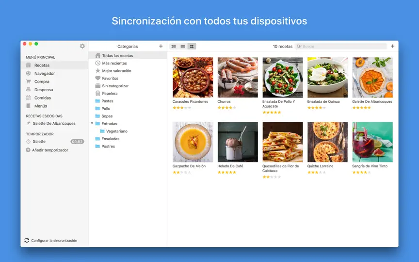Captura de pantalla de Paprika Recipe Manager 3 en iPhone 1