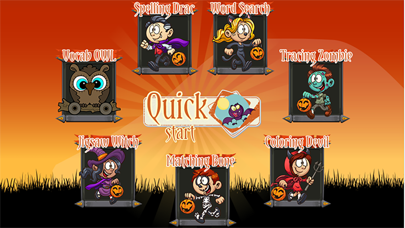 Screenshot #1 pour Party Halloween Learning Games