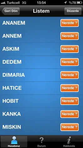 Game screenshot AcabaNerede hack