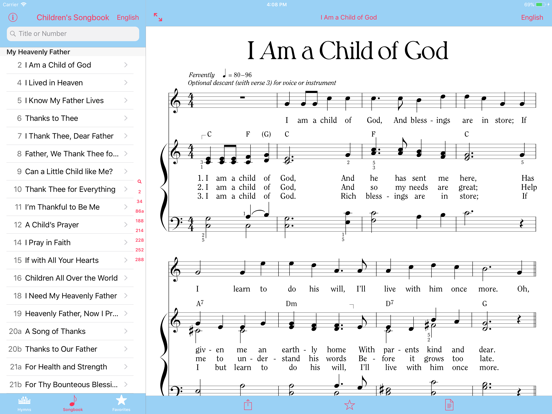 Screenshot #6 pour LDS Hymns