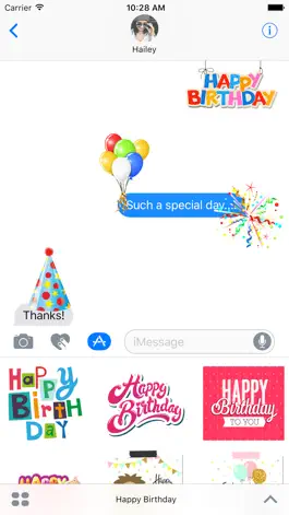 Game screenshot Happy Birthday Stickers & Card mod apk