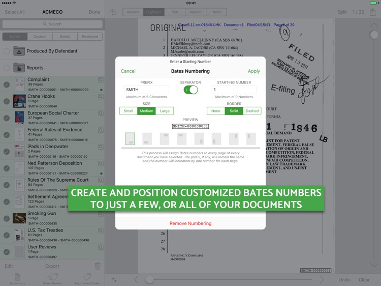 DocReviewPad ™ screenshot-3