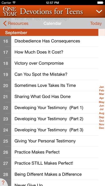 One Year® Teens Devo