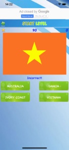 New world flag quiz screenshot #3 for iPhone