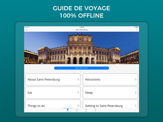 Screenshot #4 pour Saint-Pétersbourg Guide de Voyage avec les cartes