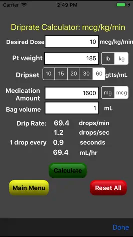 Game screenshot OmniMedix Medical Calculator apk
