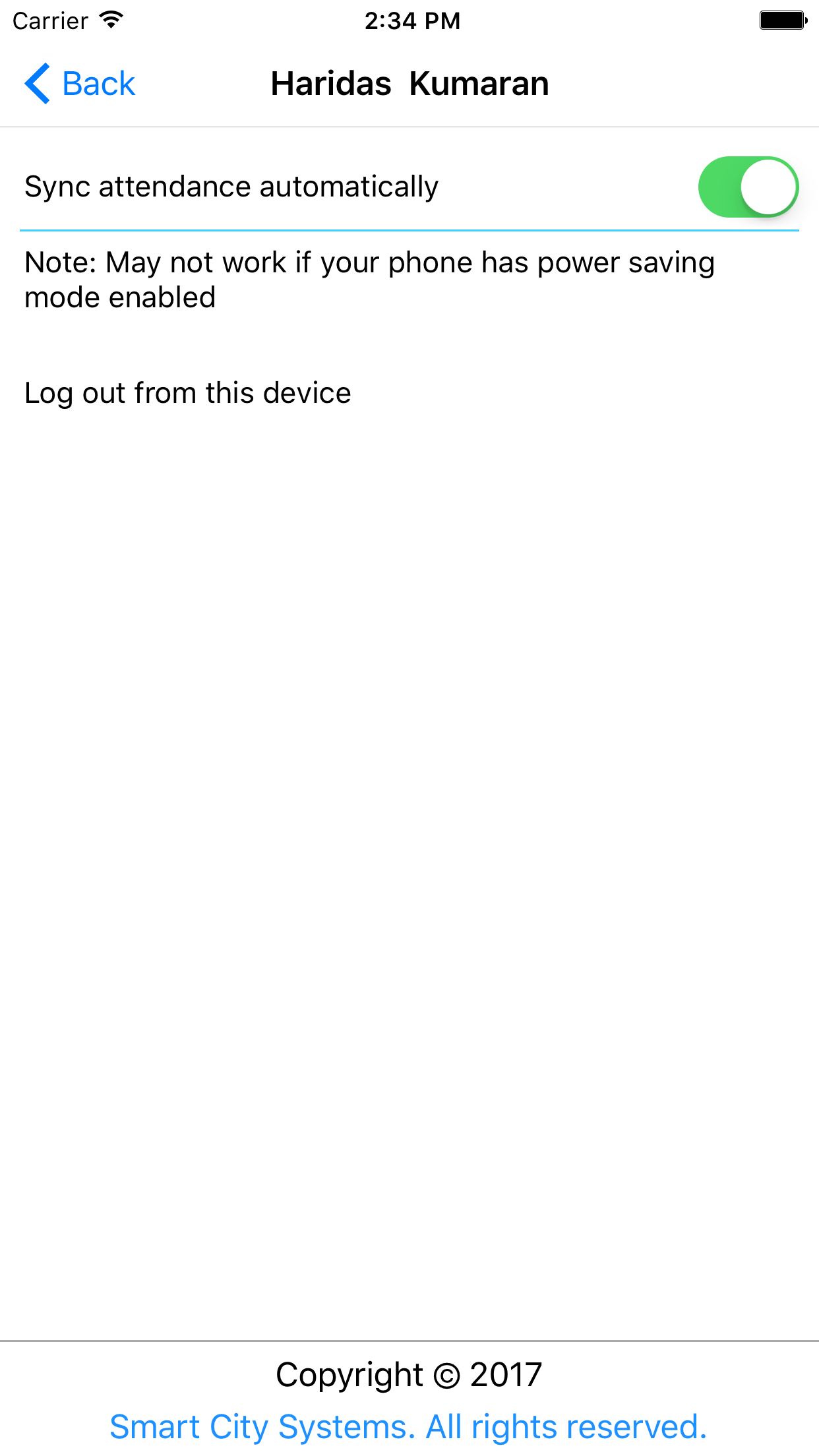 SmartHR Mobile Attendance screenshot 4