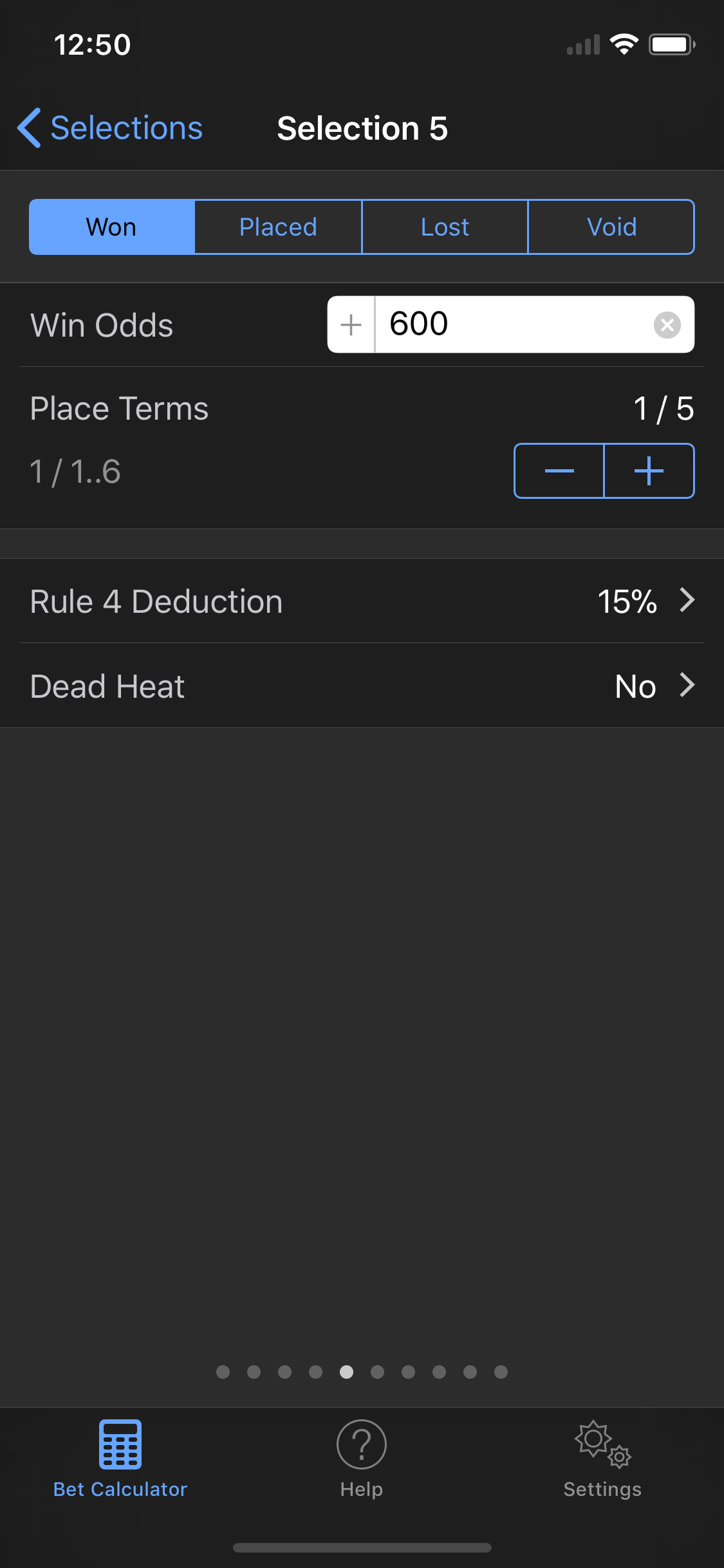 Sports Bet Calculator