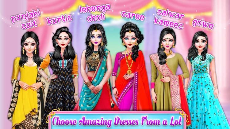 Indian Dressup Saree Salon