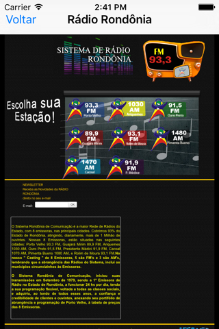 Rádio Rondônia screenshot 4