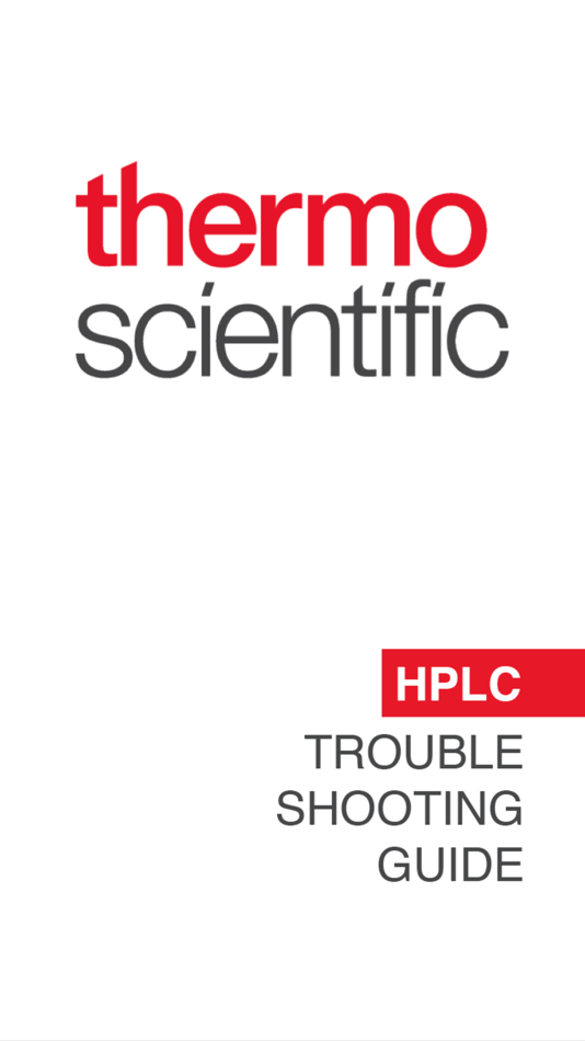 #1. HPLC Troubleshooting Guide (iOS) 来自: Thermo Fisher Scientific