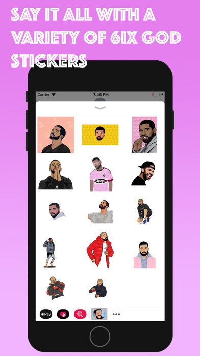 Drake Sticker Pack - 6ix God screenshot 3