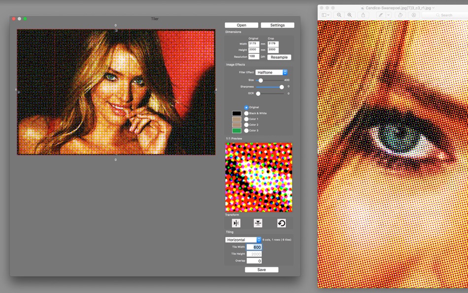 #1. Picture Tiler (macOS) 由: Boudewijn Krijger