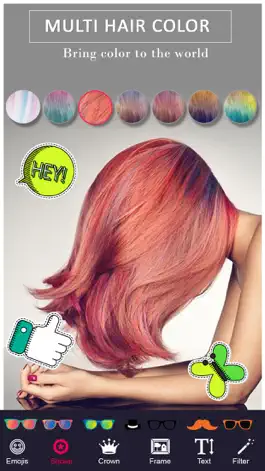 Game screenshot Multi Hair Color Changer App hack