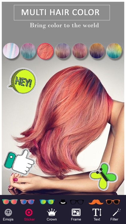 Multi Hair Color Changer App