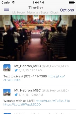 Mount Hebron Church screenshot 3