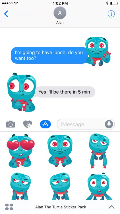 Alan The Turtle Stickers screenshot-4