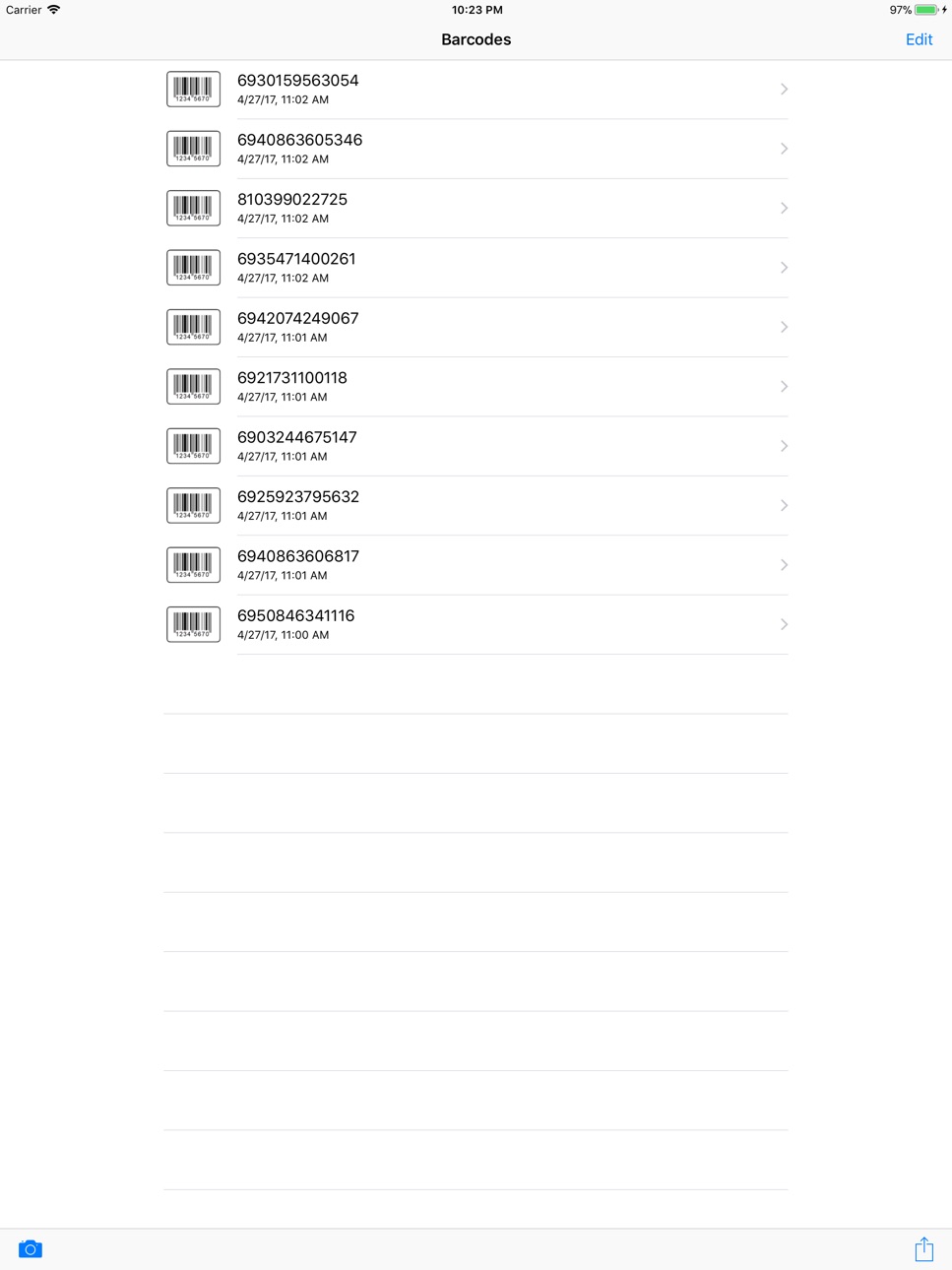 iPad screenshot