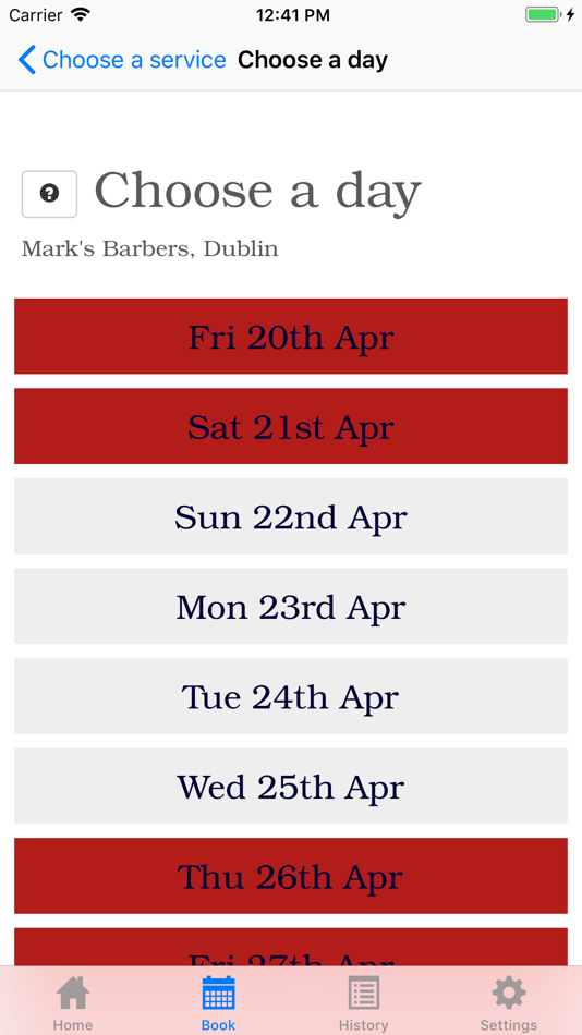 #2. Mark's Barbers (iOS) 由: Nearcut Ltd