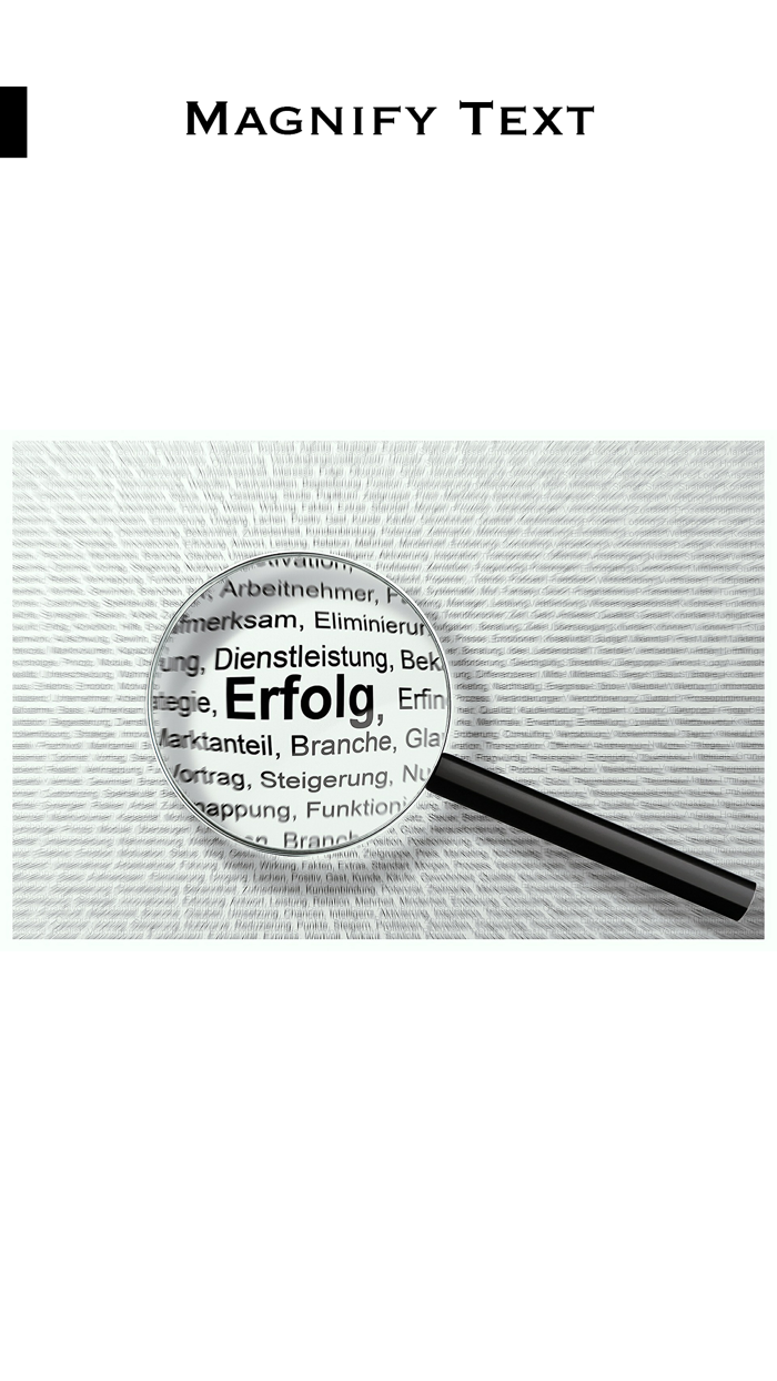 Zooming -Glasses and Magnifier