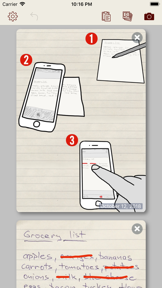 Paper Shopping List - 2.0 - (iOS)